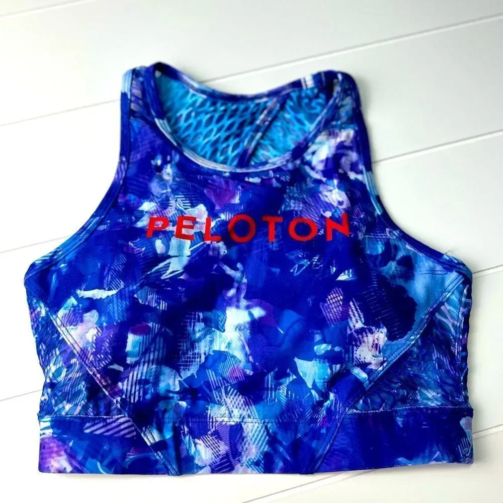 NWT Peloton Blue Moves High Neck Bra